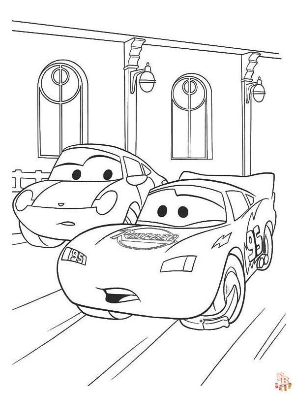 Coloriage Flash McQueen