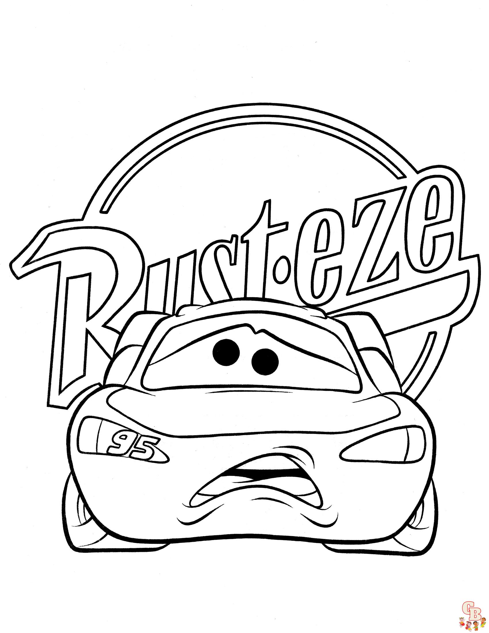 Coloriage Flash McQueen