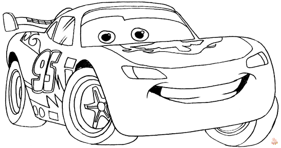 Coloriage Flash McQueen