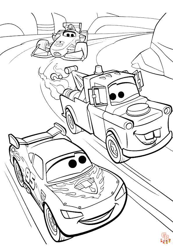 Coloriage Flash McQueen