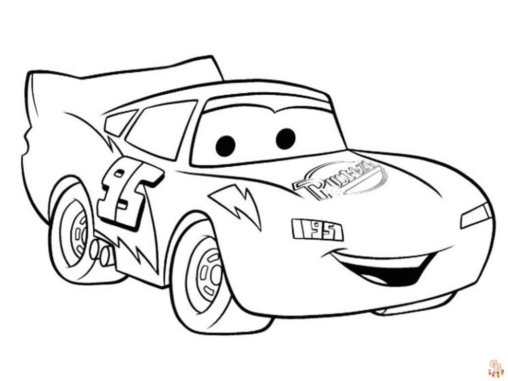 Coloriage Flash McQueen