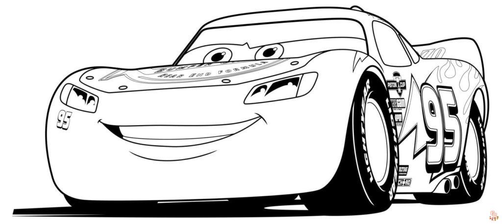 Coloriage Flash McQueen