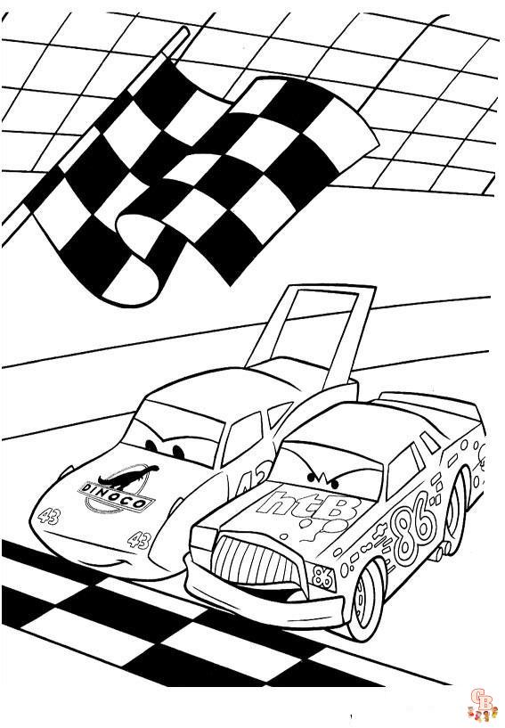 Coloriage Flash McQueen