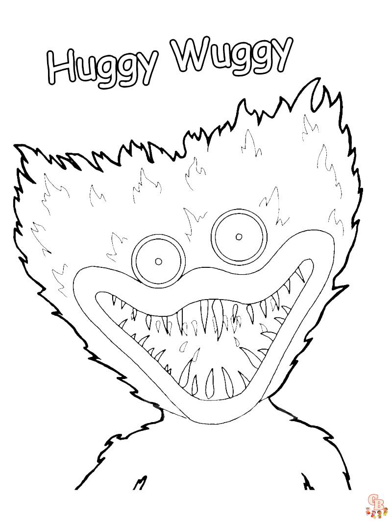 Coloriage Huggy Wuggy