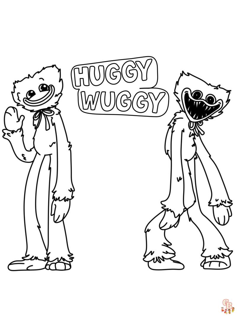 Coloriage Huggy Wuggy