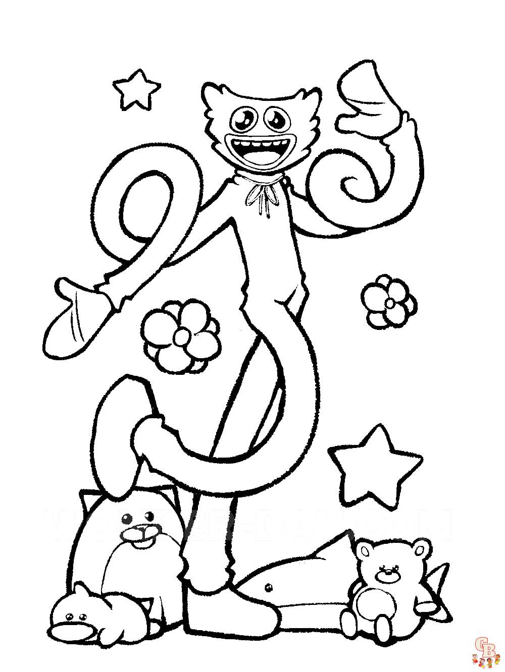 Coloriage Huggy Wuggy