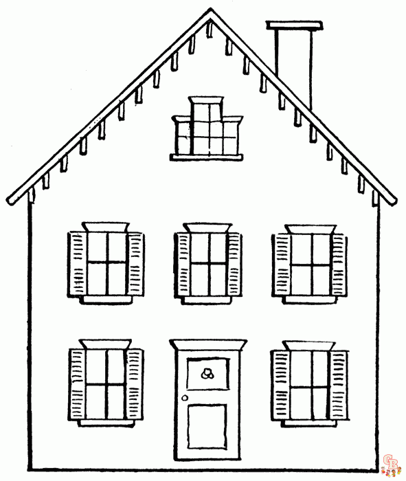 Coloriage Maison