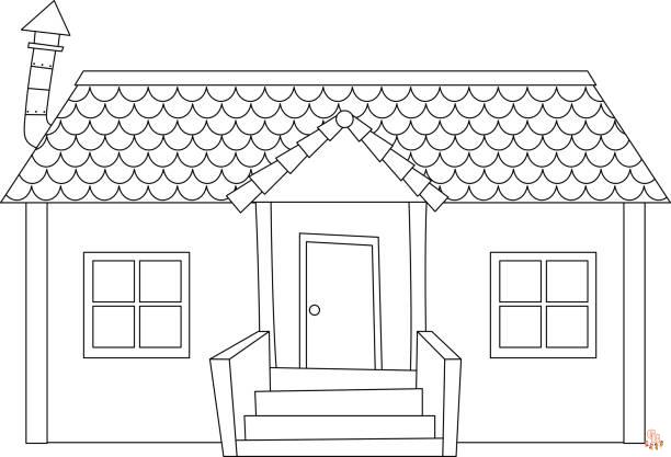 Coloriage Maison