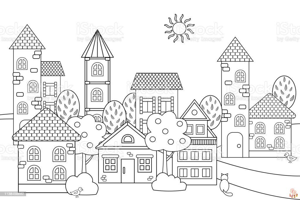 Coloriage Maison