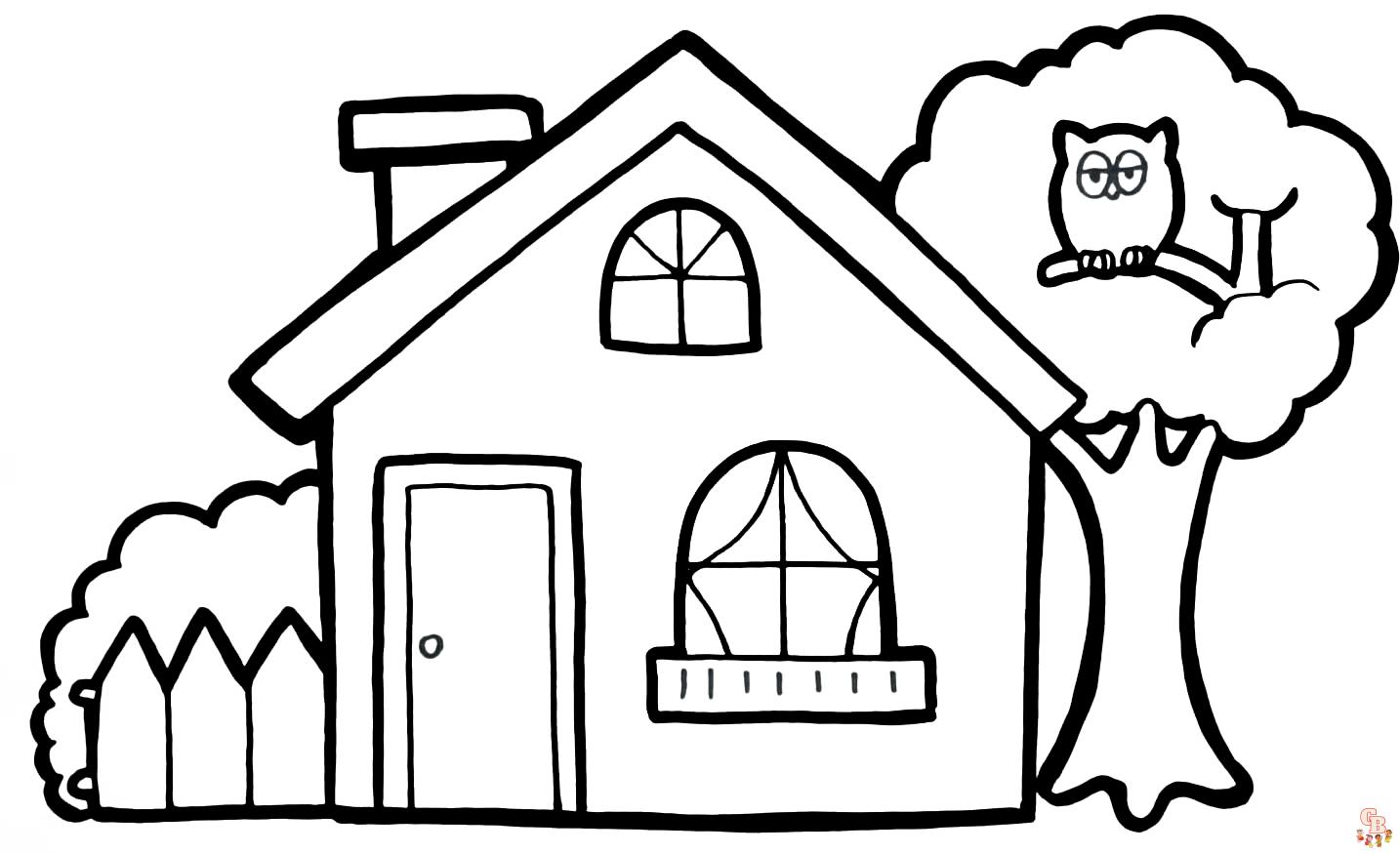 Coloriage Maison