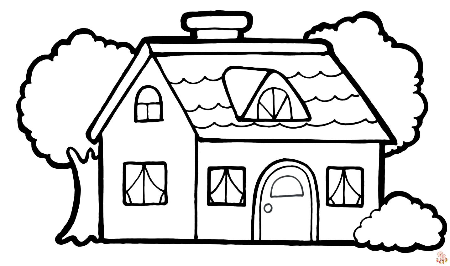 Coloriage Maison