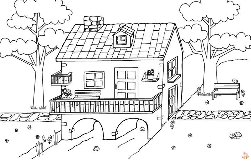 Coloriage Maison