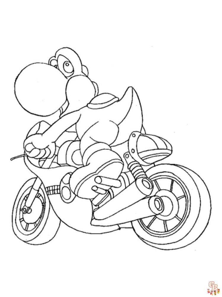 Coloriage Mario Kart