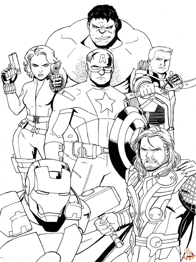 Coloriage Marvel