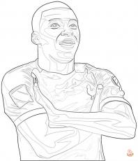 Coloriage Mbappe