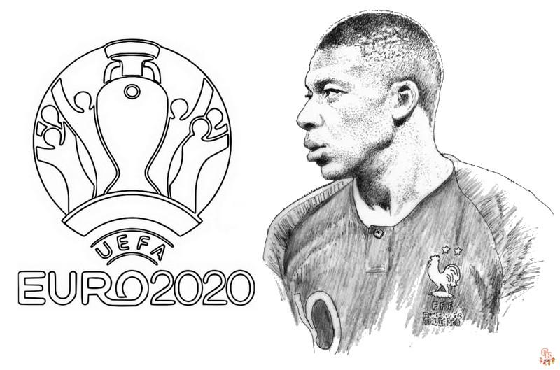 Coloriage Mbappe