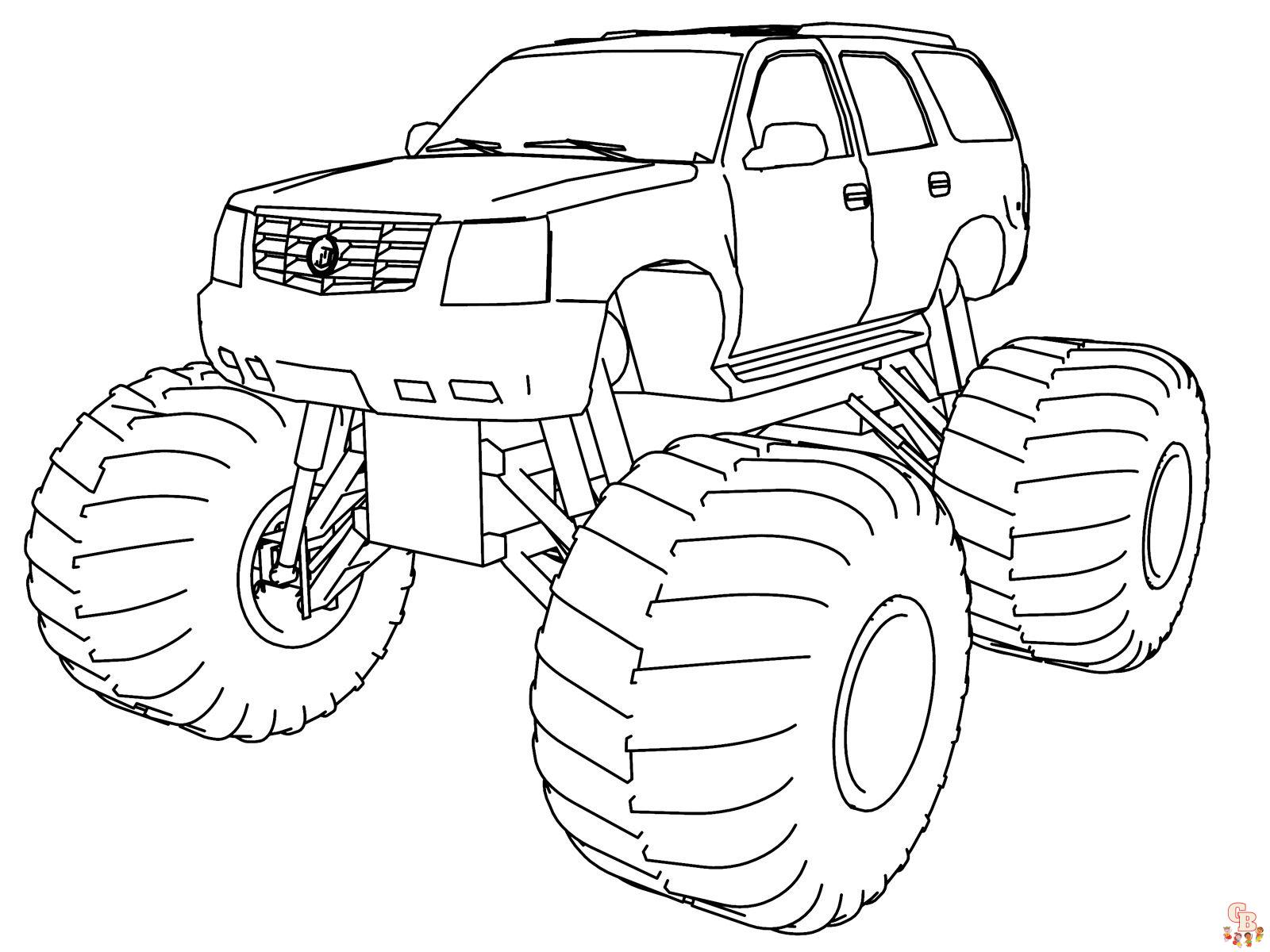 Coloriage Monster Truck