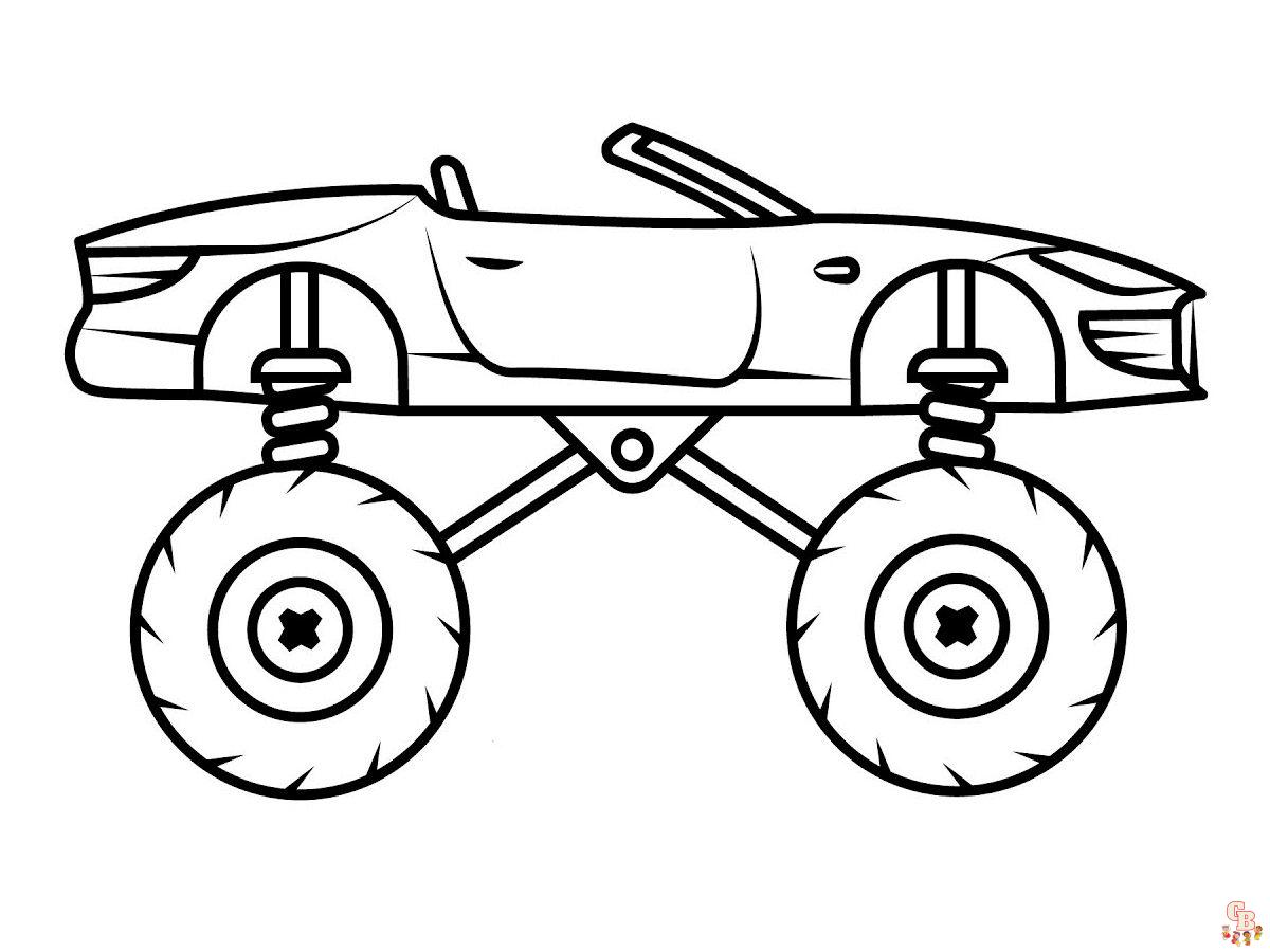 Coloriage Monster Truck