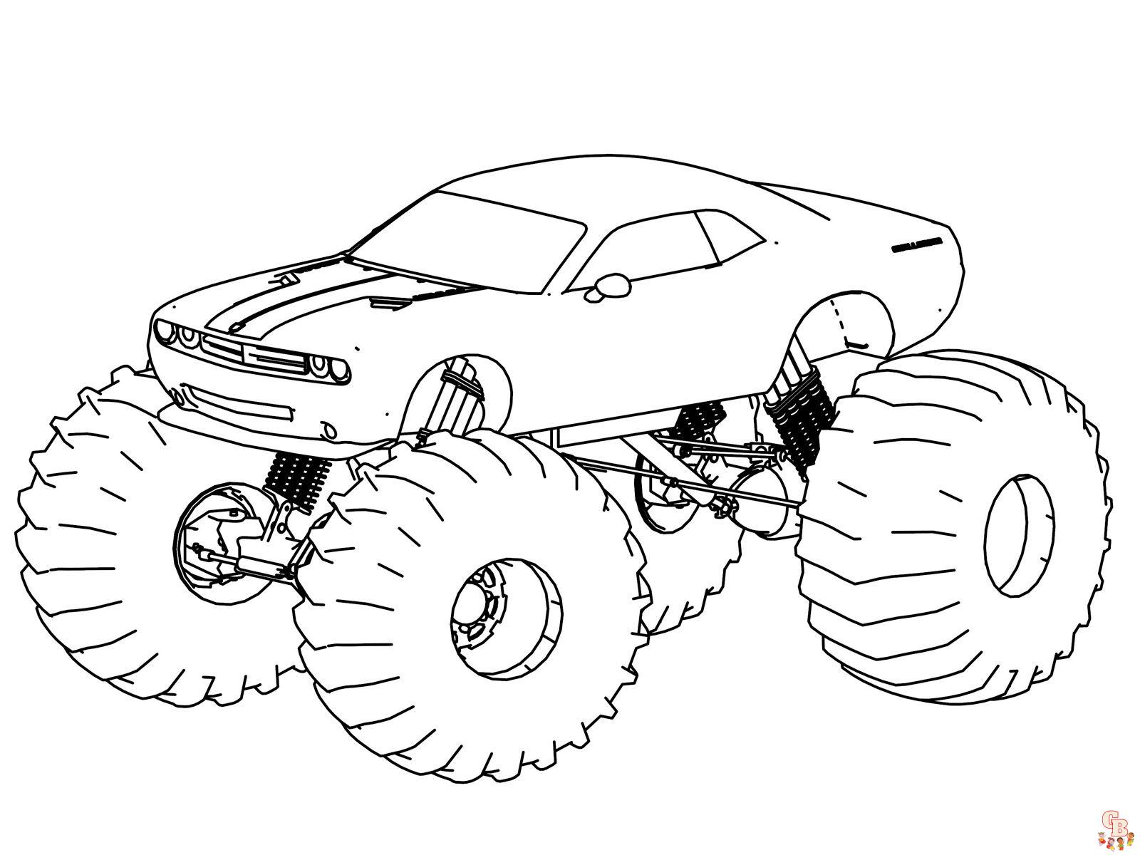 Coloriage Monster Truck