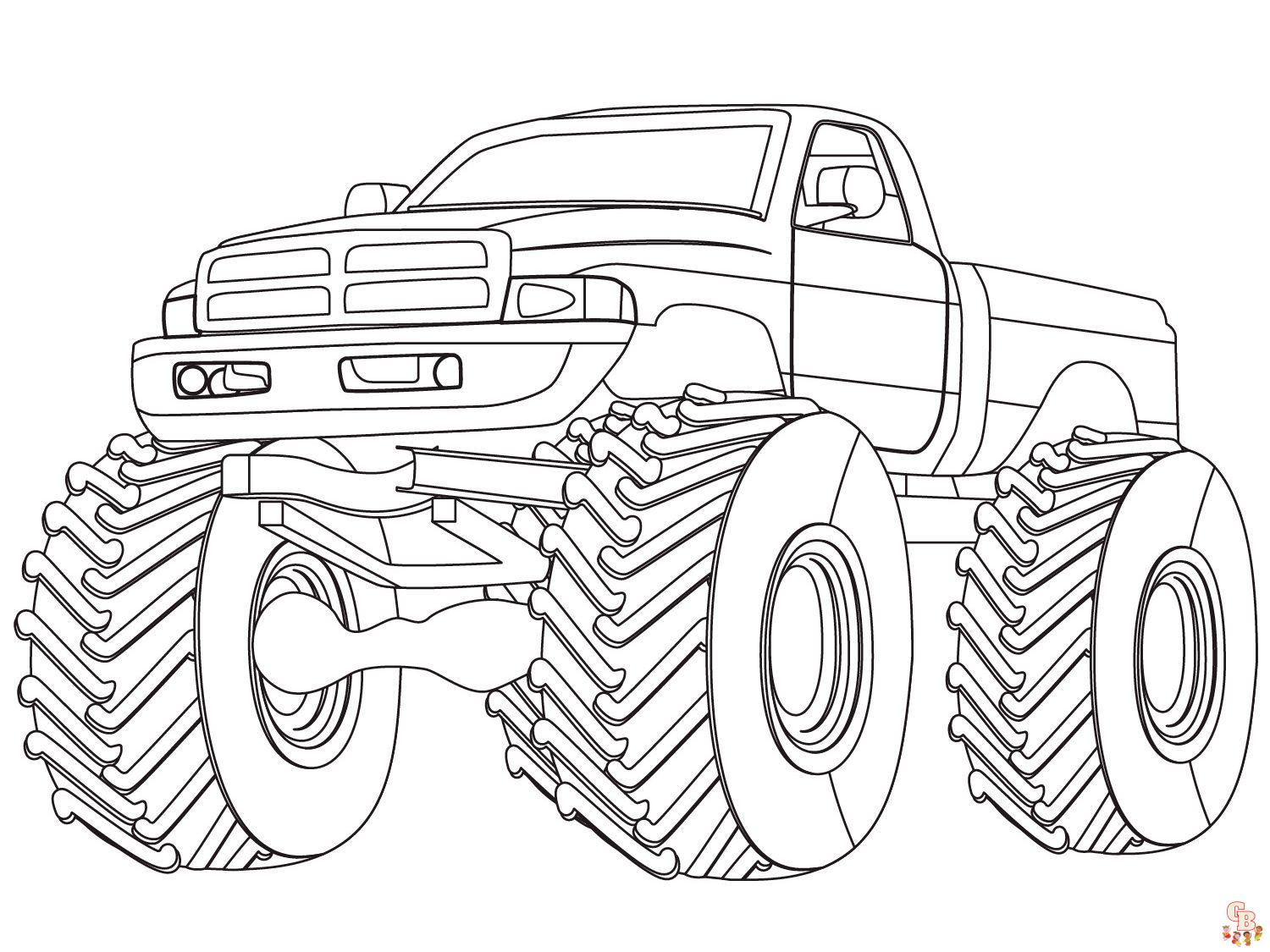 Coloriage Monster Truck