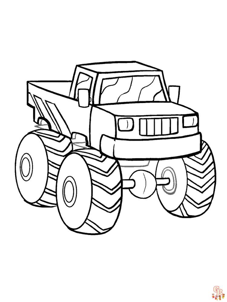 Coloriage Monster Truck