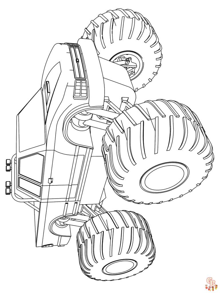 Coloriage Monster Truck