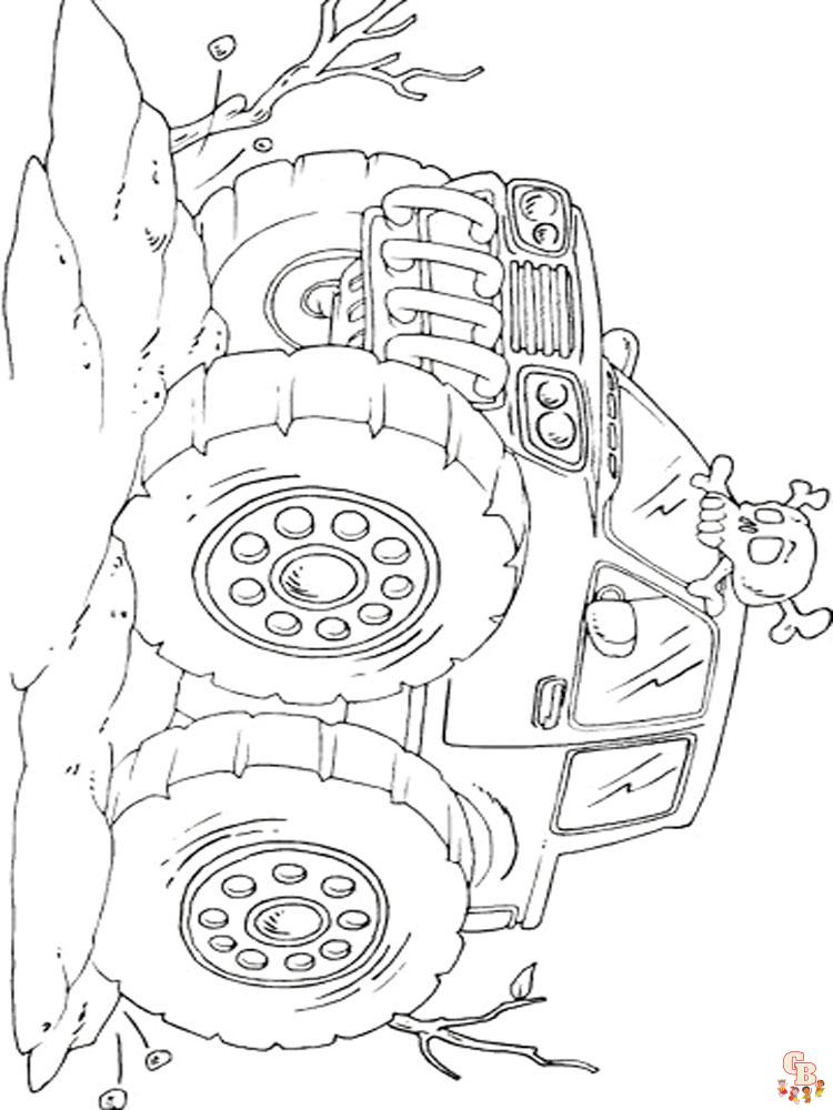 Coloriage Monster Truck