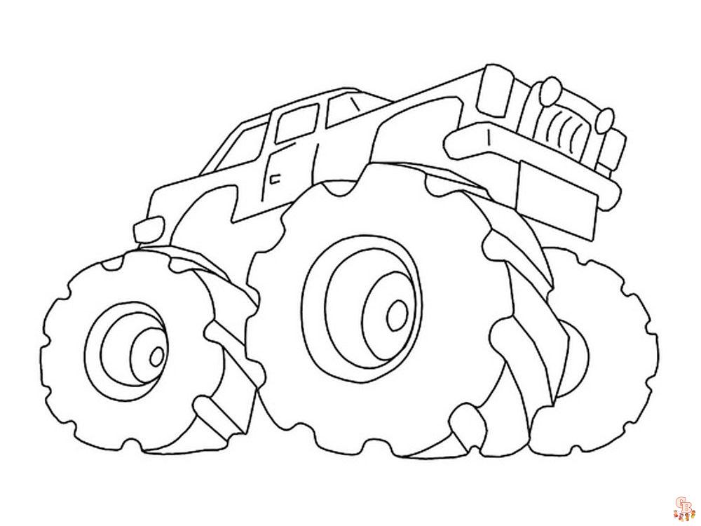 Coloriage Monster Truck