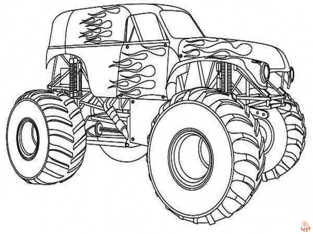 Coloriage Monster Truck