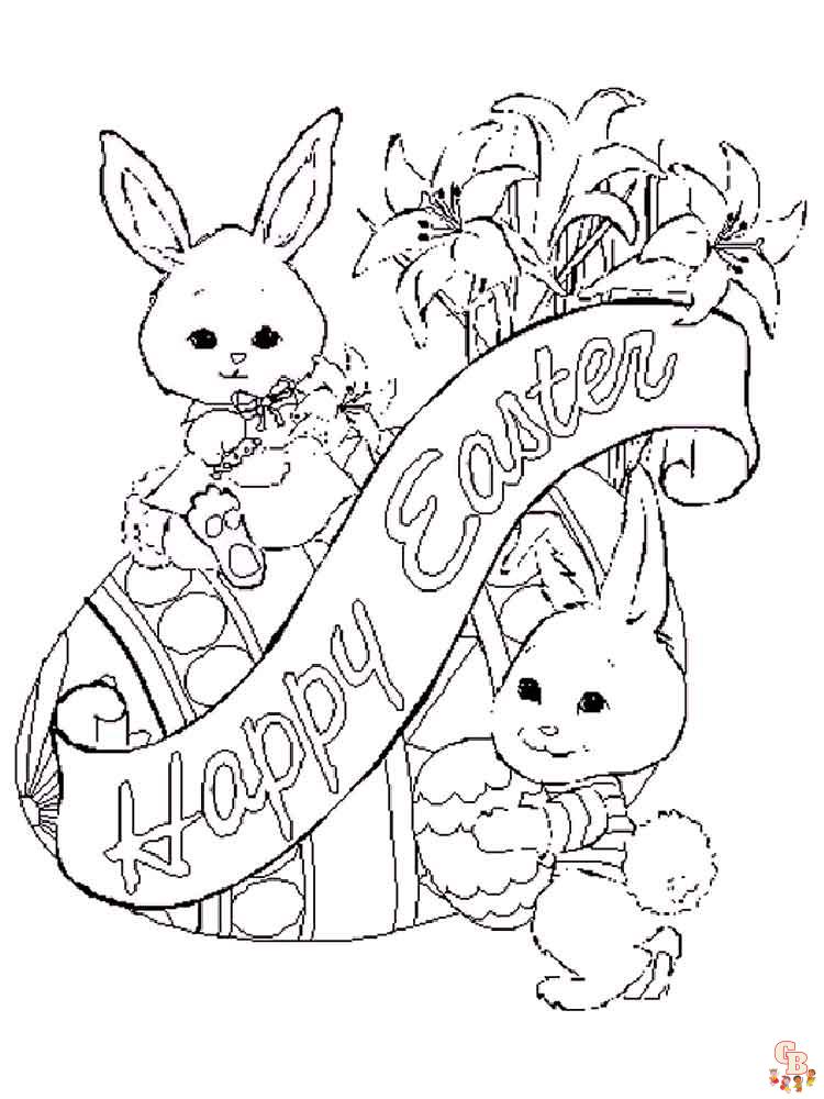 Coloriage Paques