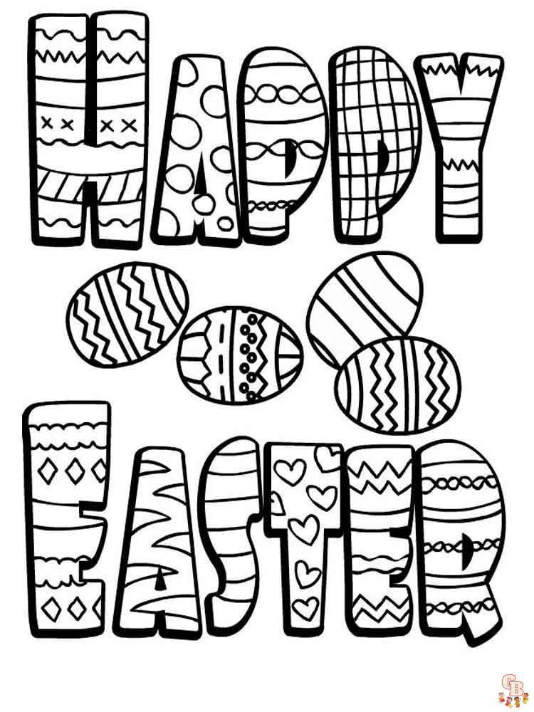 Coloriage Paques