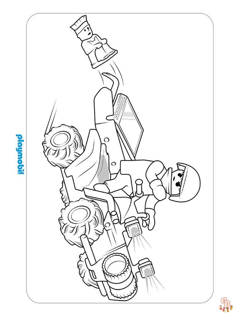 Coloriage Playmobil