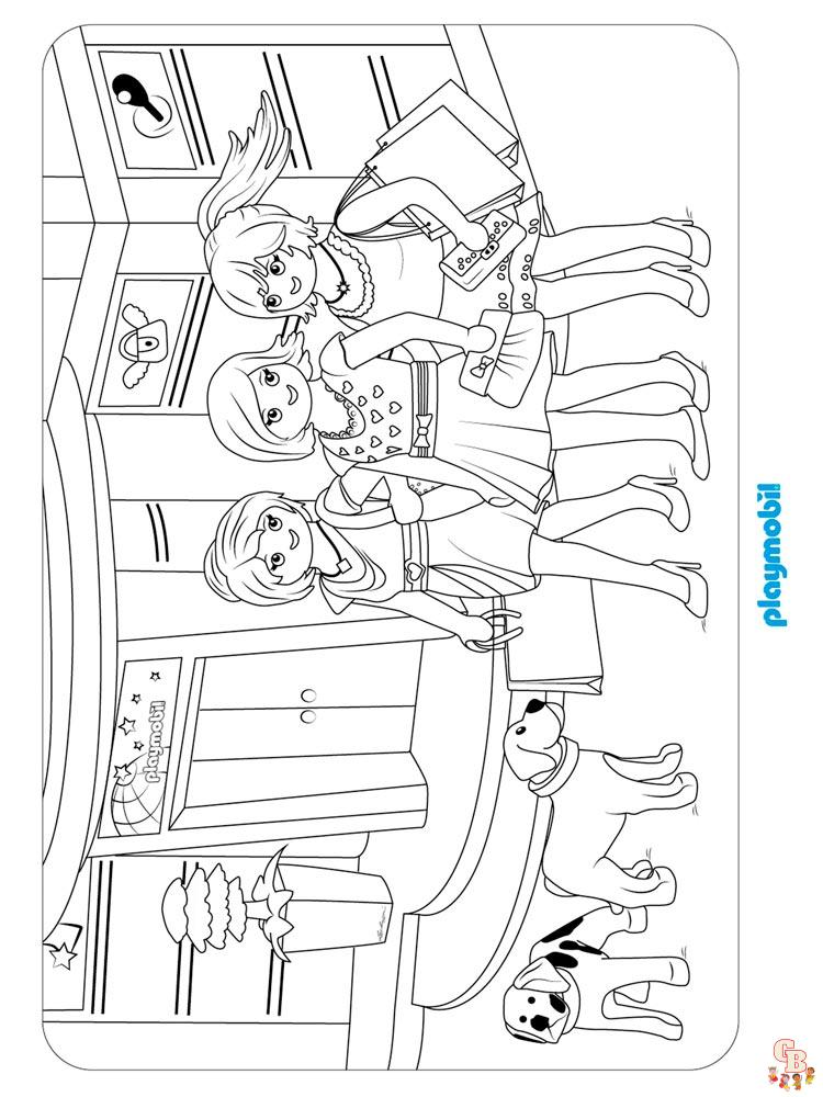 Coloriage Playmobil