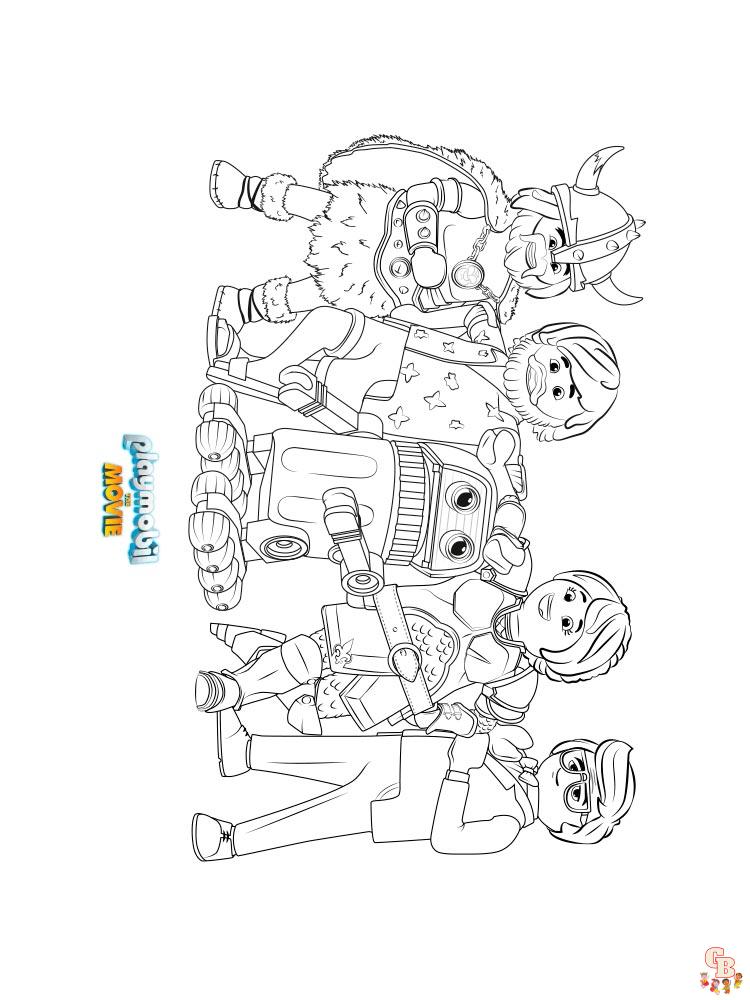 Coloriage Playmobil