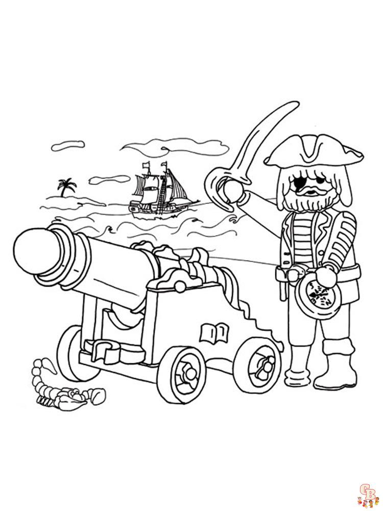 Coloriage Playmobil