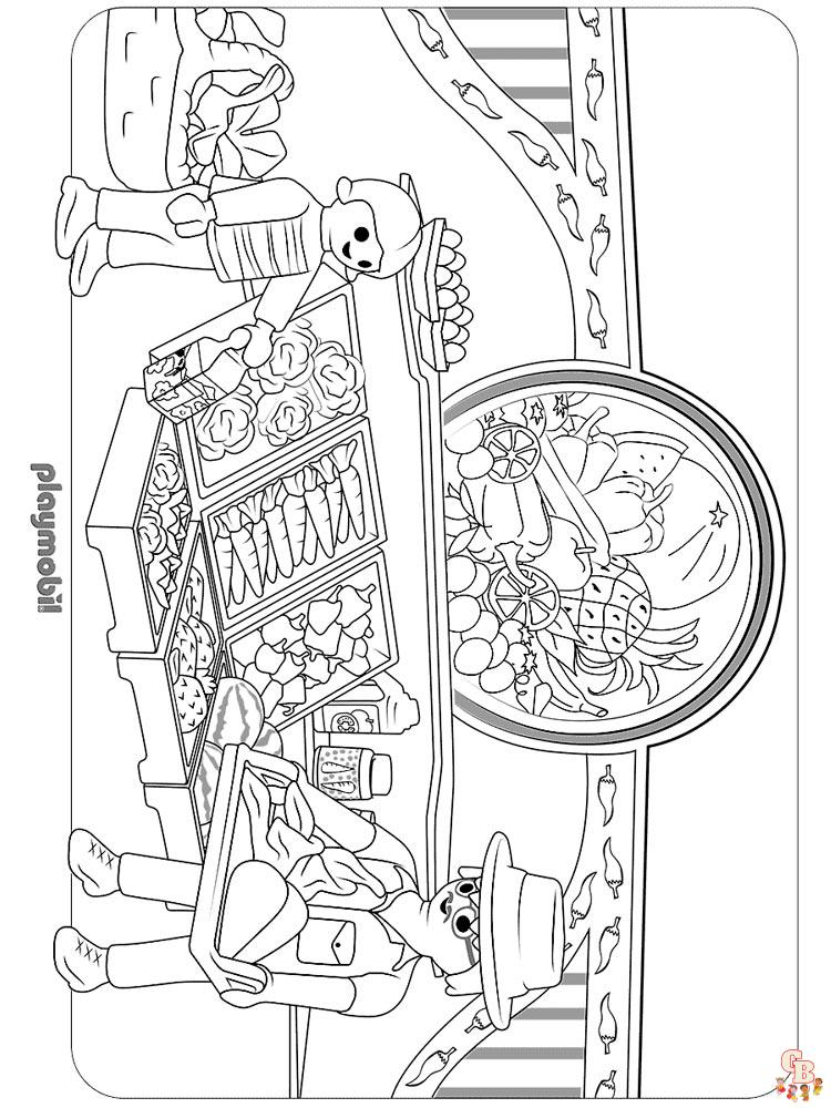 Coloriage Playmobil