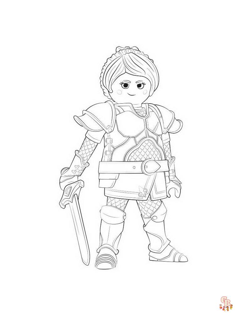 Coloriage Playmobil