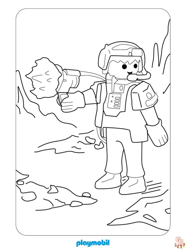 Coloriage Playmobil