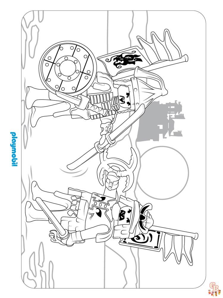 Coloriage Playmobil