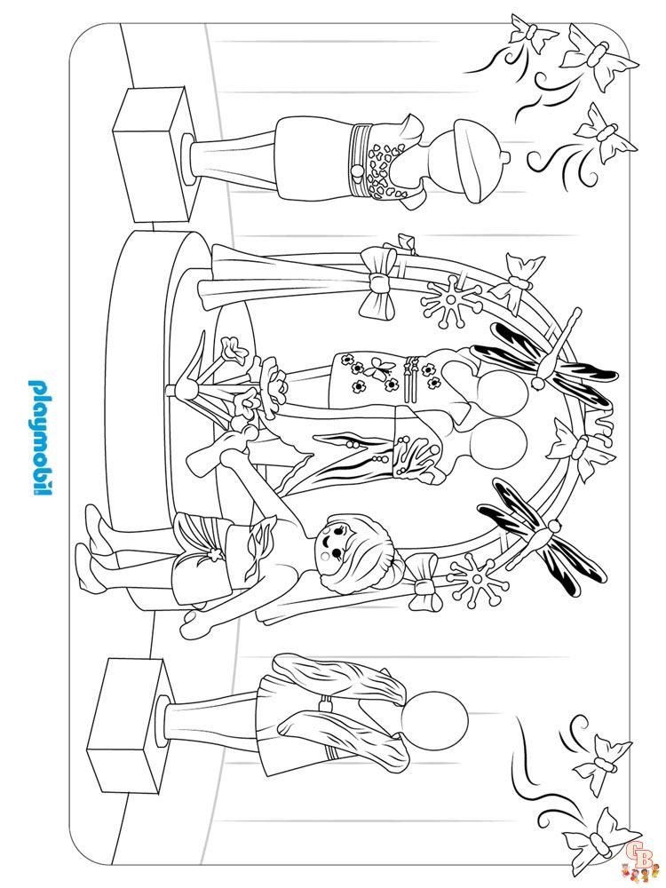 Coloriage Playmobil