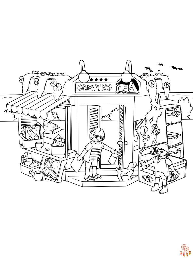 Coloriage Playmobil