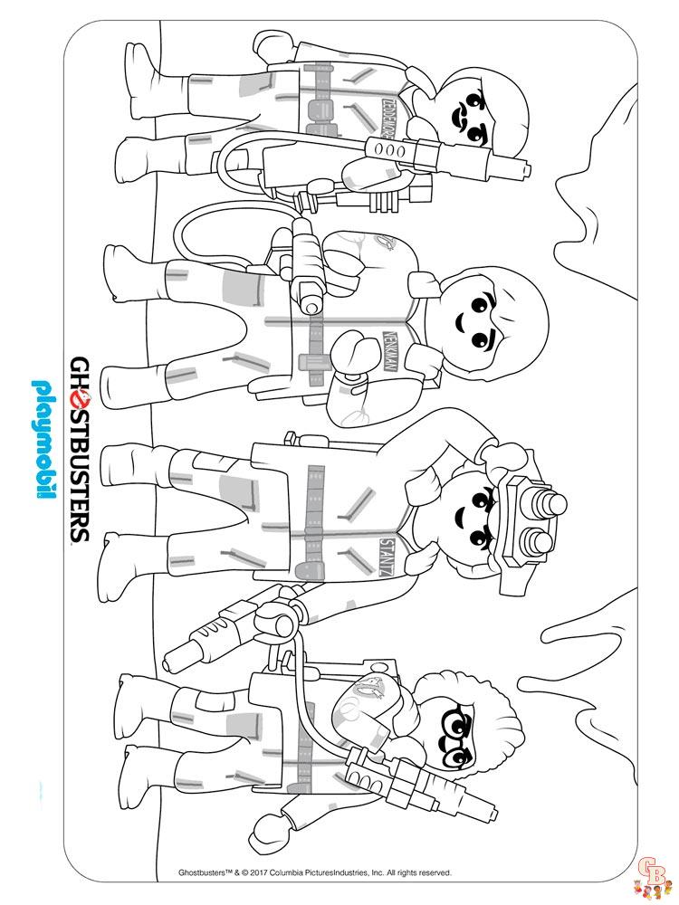 Coloriage Playmobil