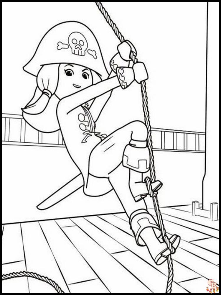 Coloriage Playmobil