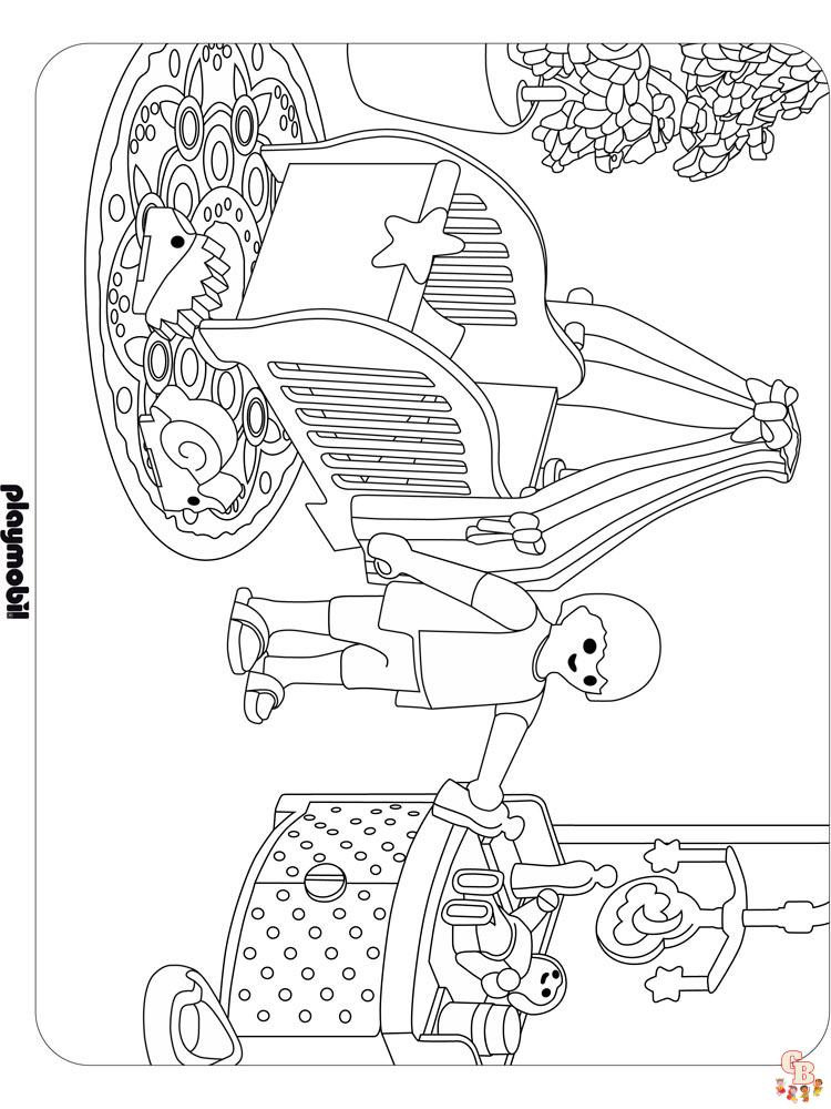 Coloriage Playmobil