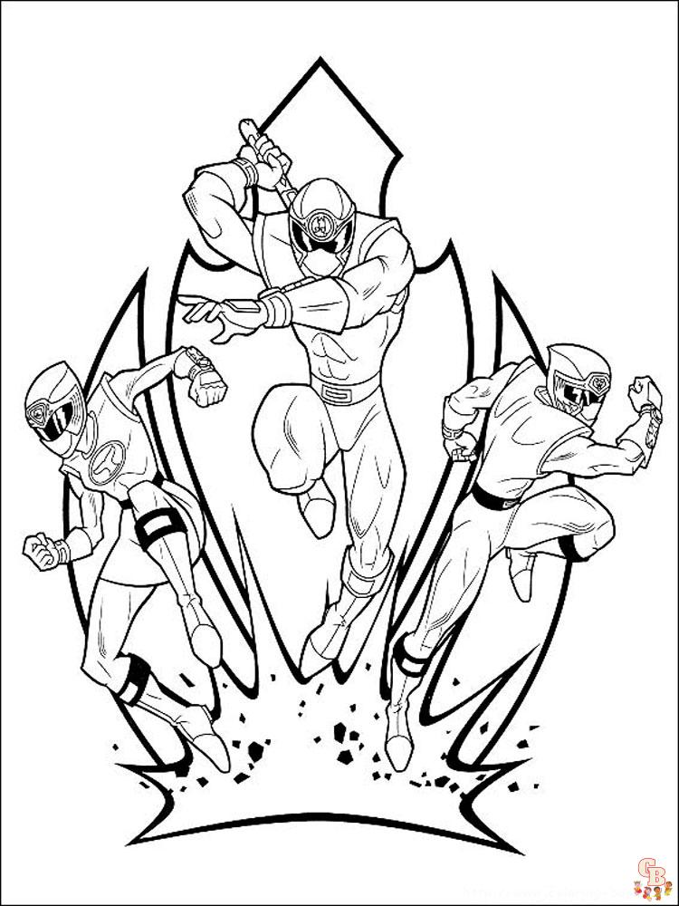 Coloriage Power Rangers