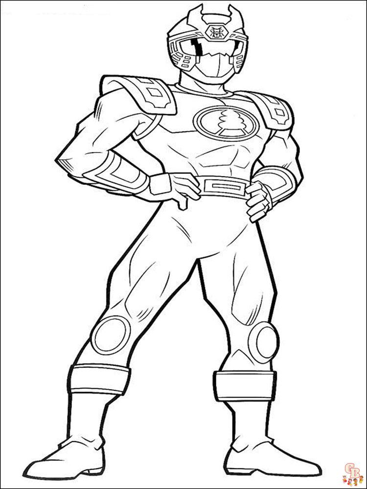 Coloriage Power Rangers