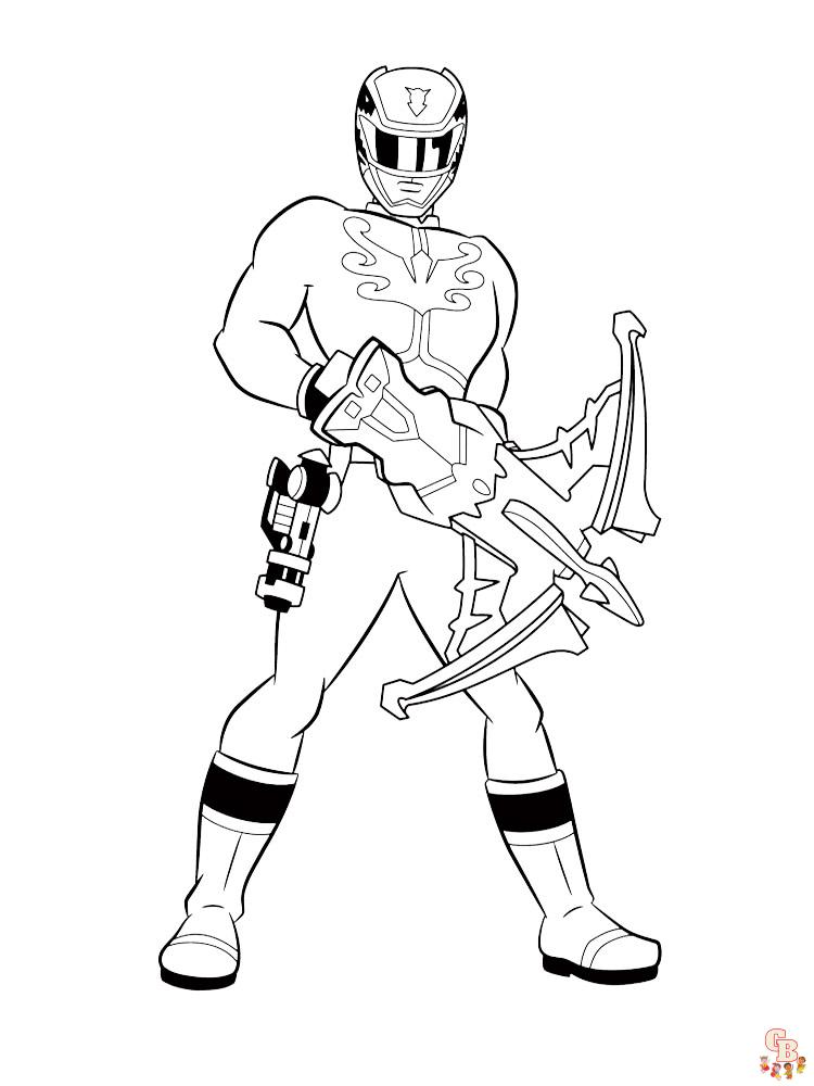 Coloriage Power Rangers