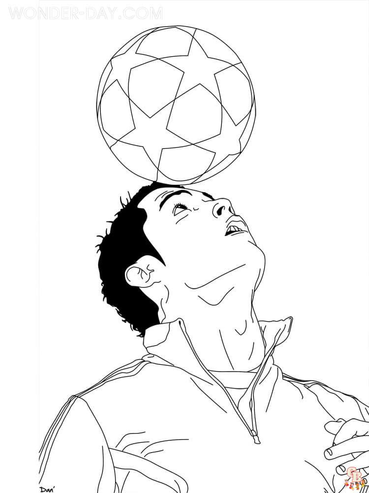 Coloriage Ronaldo