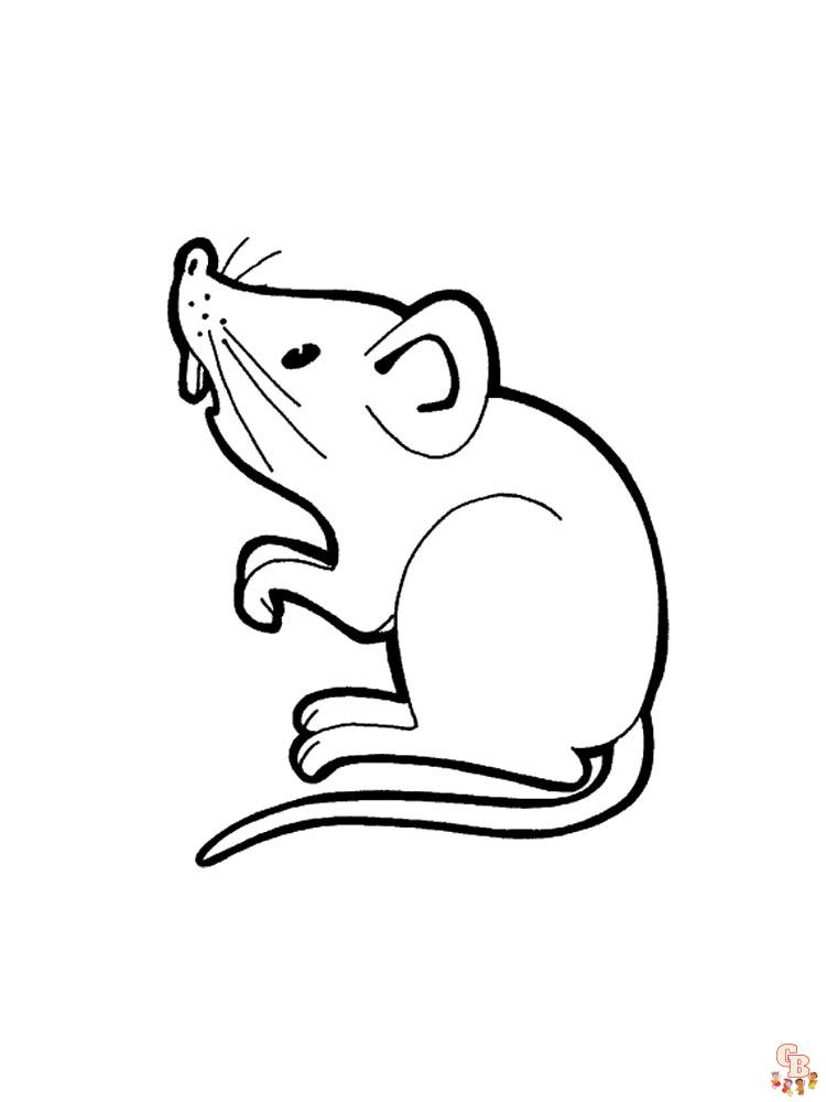 Coloriage Souris