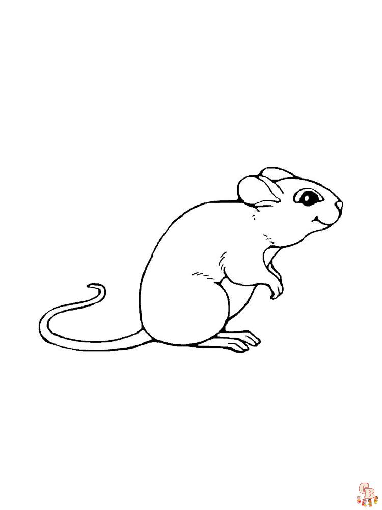 Coloriage Souris